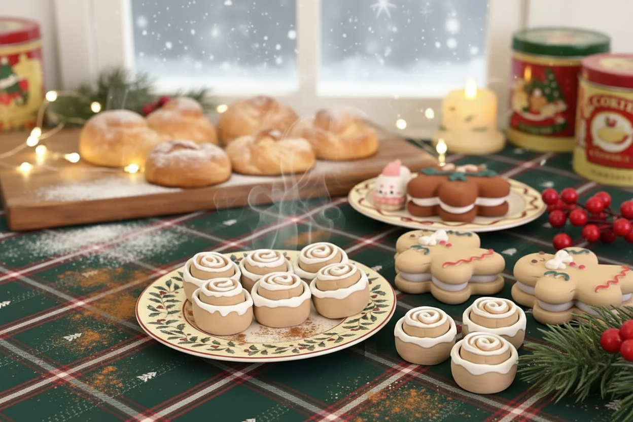 Christmas Bakery Cinnamon Rolls