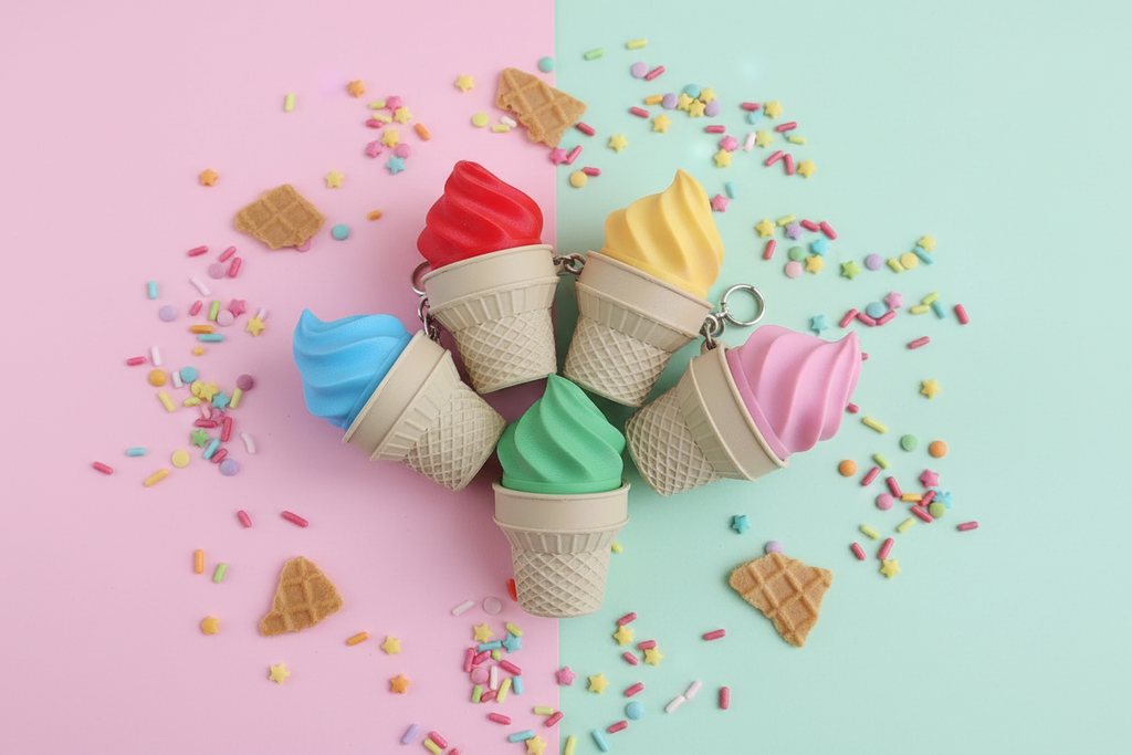 Ice Cream Cone Fidget Clickers