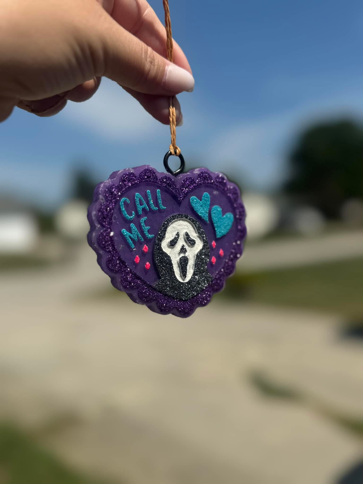 Ghost Face Freshie w/ Refill